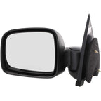 Manual Mirror for Jeep Liberty (2002–2007) Left Textured Black Folding