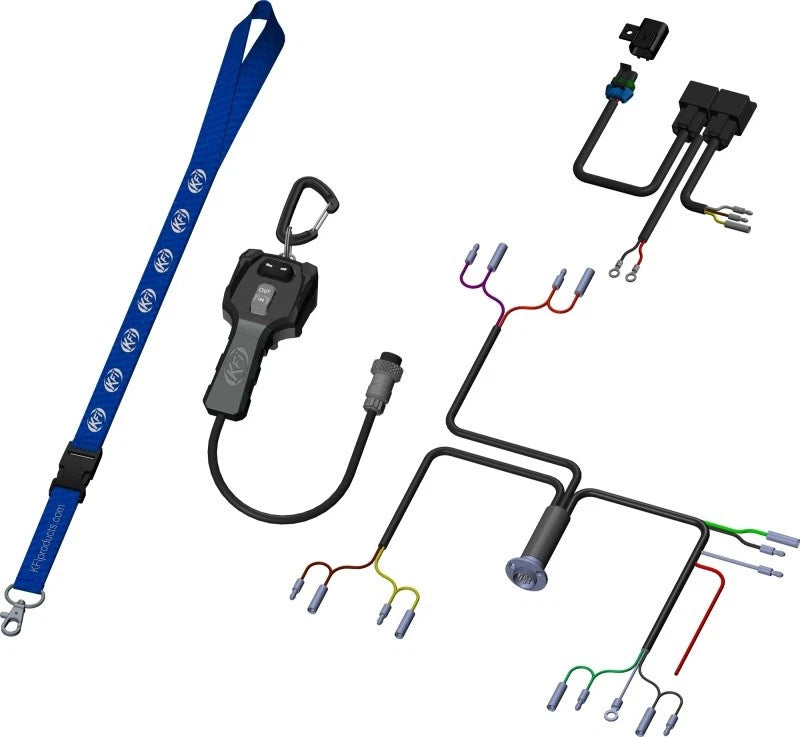 KFI Hand Remote Plow Control Kit for UTV Straight Blades (Hydraulic Actuator)