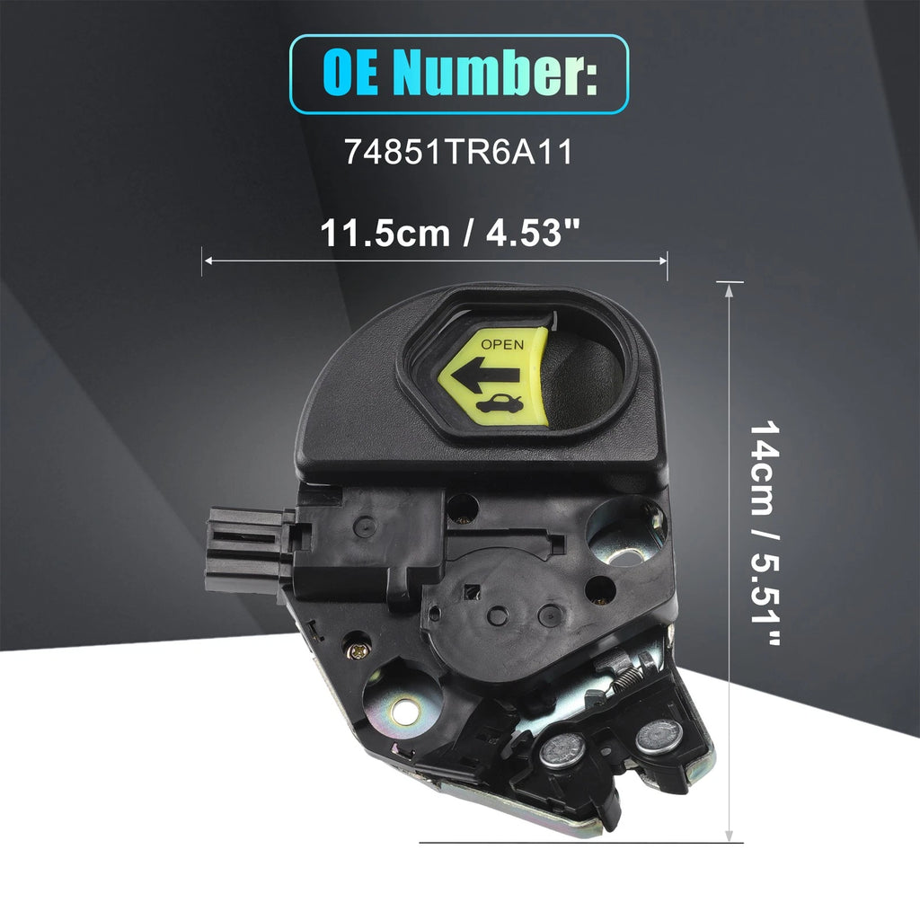 Rear Liftgate Door Lock Actuator Motor for Honda Civic (2013–2015) No. 74851TR6A11