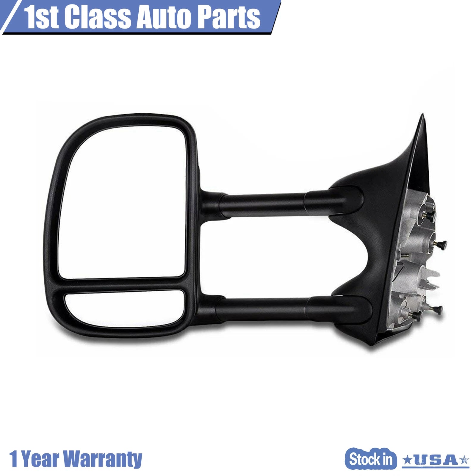 Pair Power Extendable Towing Mirrors for Ford F-250 Super Duty (1999-2007)