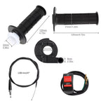 Twist Throttle Accelerator Handle Grip Cable Set for ATV (50cc–250cc)