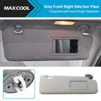 Right Side Sun Visor for Toyota Kluger (2008–2013) w/ Vanity Light