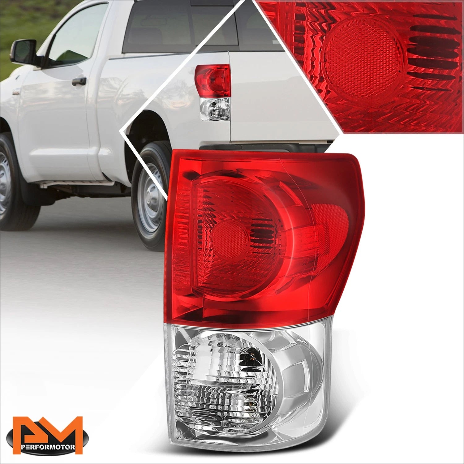 Right Side Chrome Tail Brake Light Stop Lamp for Toyota Tundra (2007–2009)