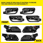 Set of 4 Interior Door Handles for Honda Accord (2003–2007)