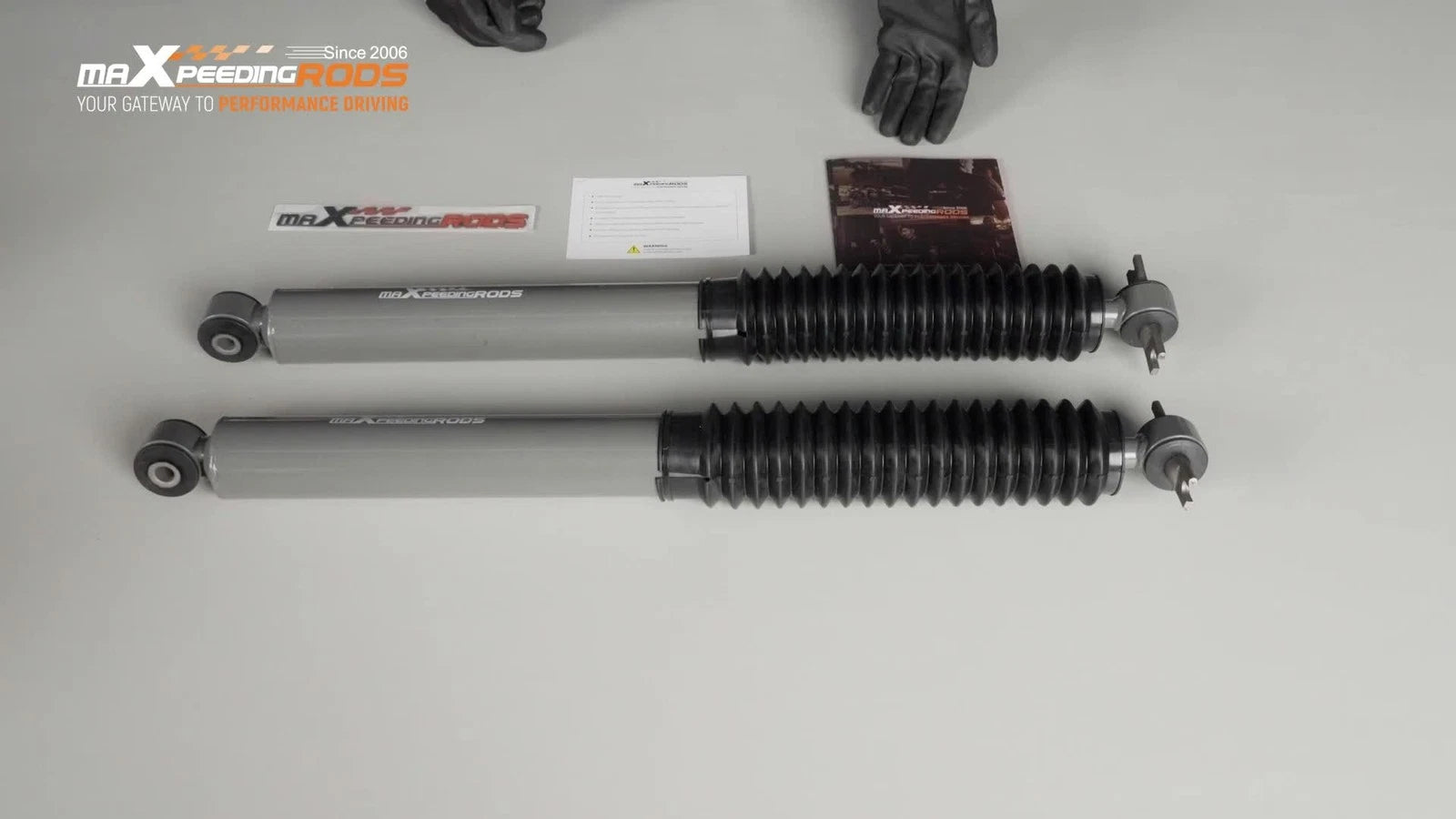 Set of 2 Rear Shock Absorbers for Jeep Wrangler JK (2007–2018) Lifted 0-3"
