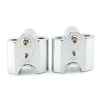 Chrome Handlebar Risers Lift Clamp Adapters for BMW R 18 Classic (2022-2023)