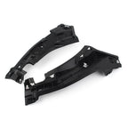 2X Front Bumper Mount Bracket LR098693 for Land Rover Range Rover (2013–2023) Black