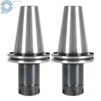 Set of 2 Collet Chucks for CAT50 ER32 (4" Gage Length)