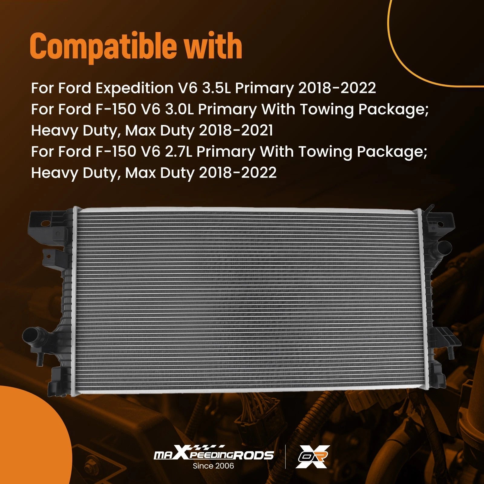 Aluminum Radiator for Ford F-150 Expedition (2017–2022) CU13718