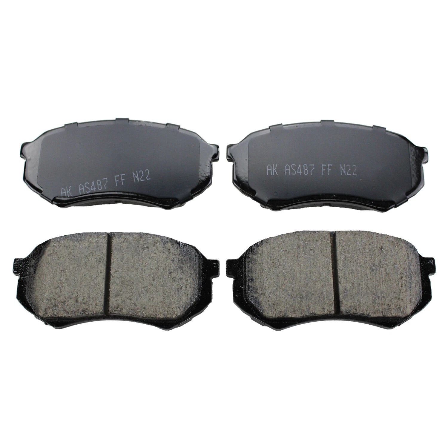 Set of 4 Akebono ProACT Front Ceramic Brake Pads for Toyota 929 Cressida Tacoma (1989–1995)