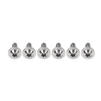 Set of 6 Titanium M5x15mm Torx Head Self Tapping Screws