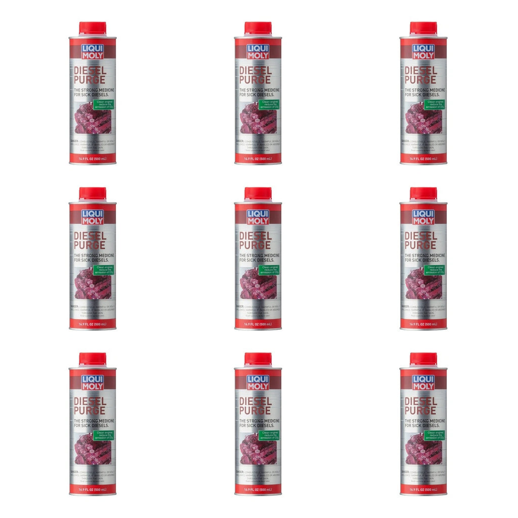 Set of 9 Liqui Moly Diesel Purge Fuel Additive (4500ml)