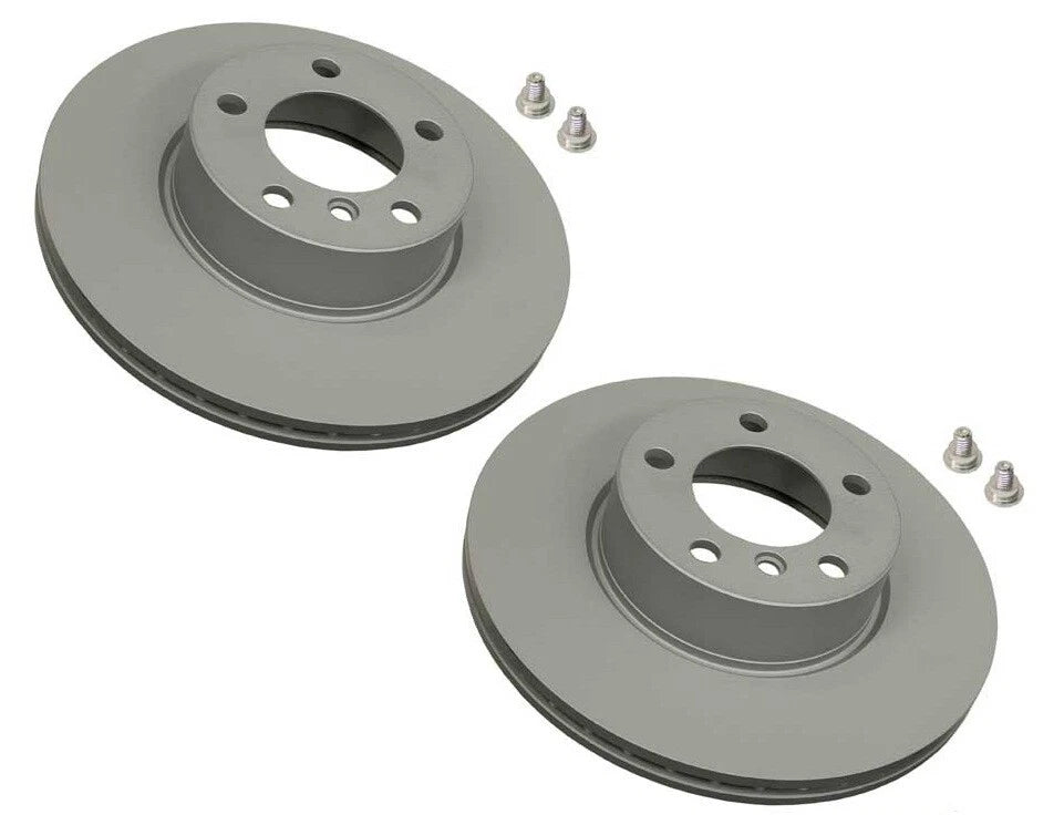 Set of 2 Front Brake Disc Rotors for BMW E90 E92 F30 320i 328i 328xi