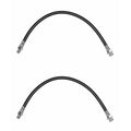 Set of 2 Front Brake Hydraulic Hoses for Ford F-3 P350 (1948–1960)