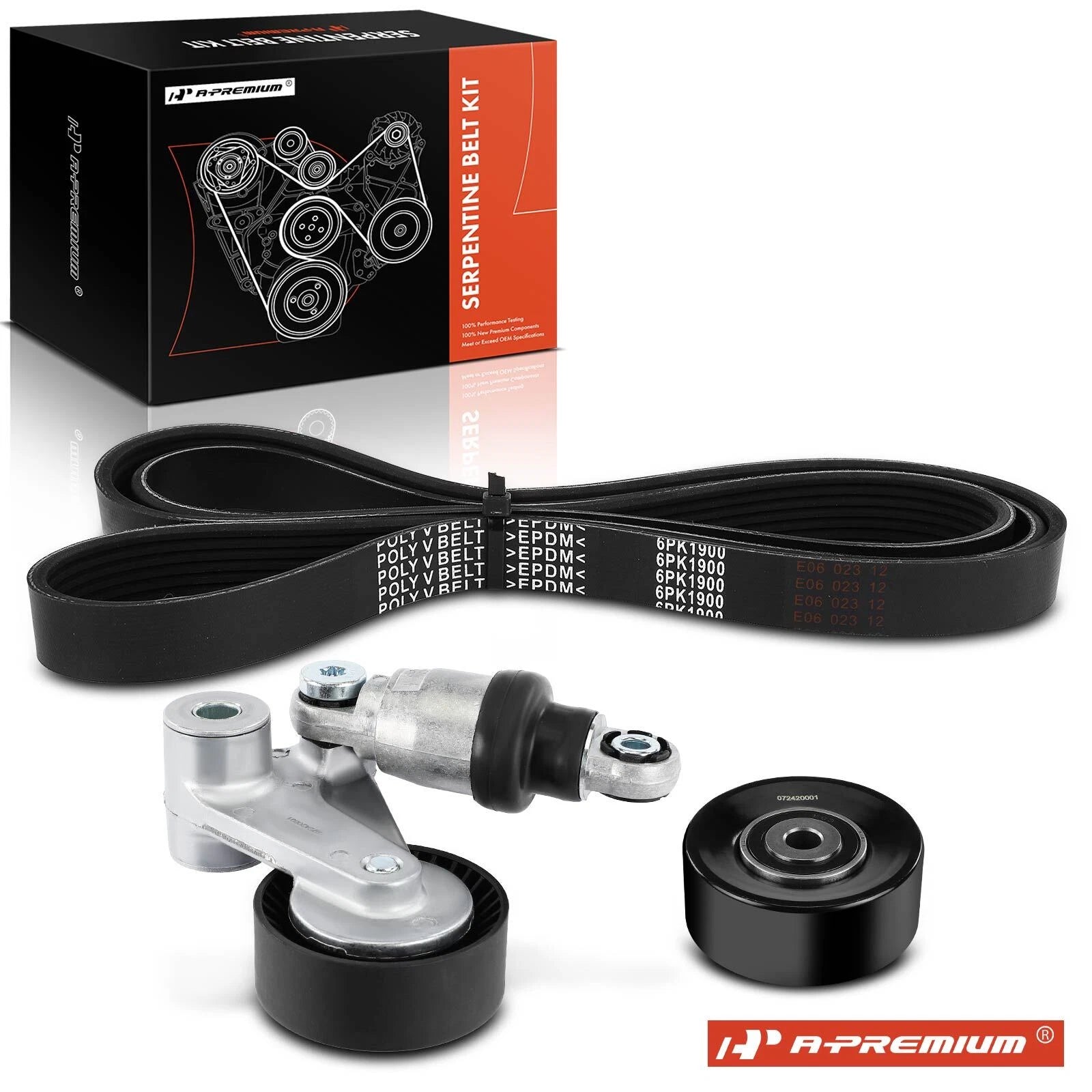 3X Serpentine Belt Drive Component Kit for Kia Sorento (2016–2018)