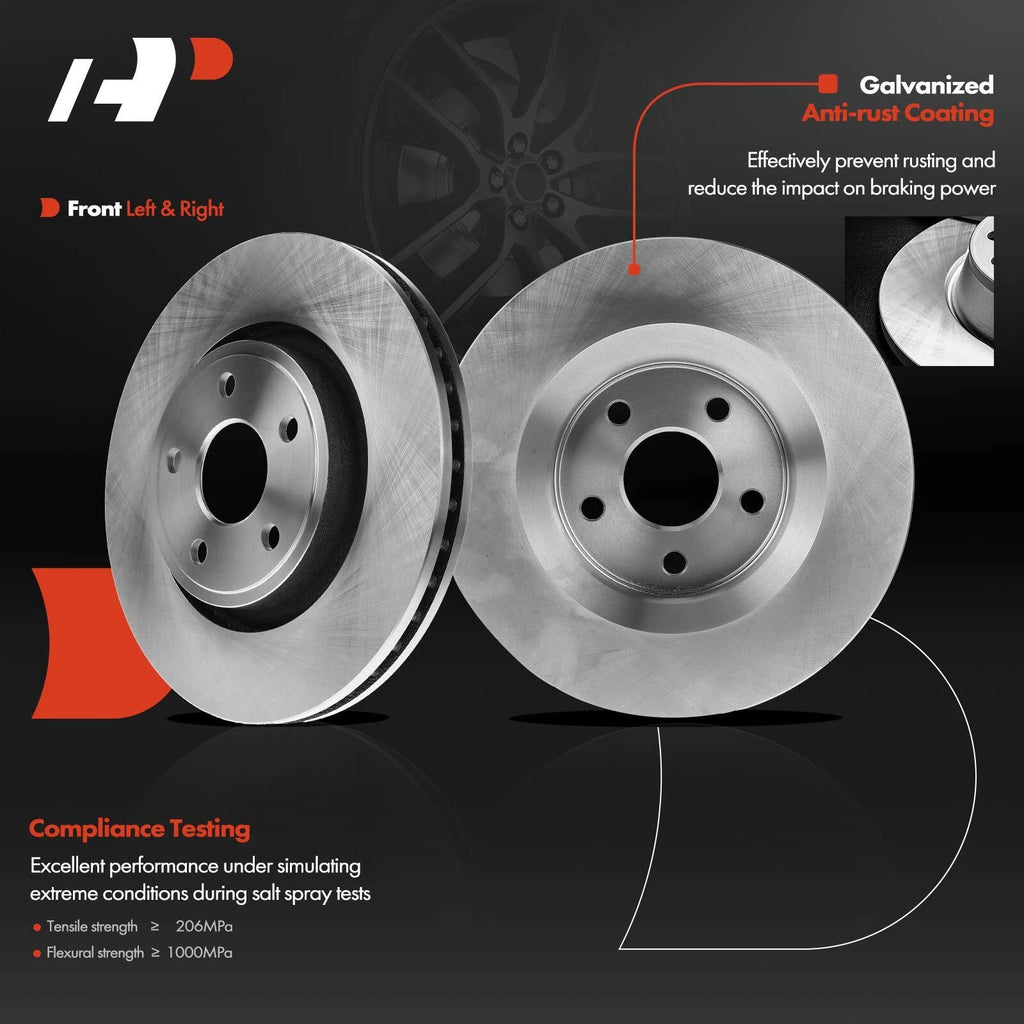 Front Brake Rotor & Pads for Dodge Durango Jeep Grand Cherokee