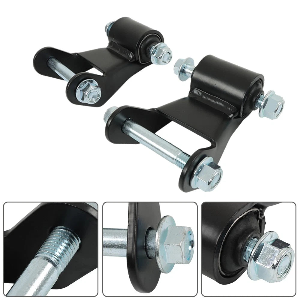 Rear Leaf Spring Hanger Bracket Shackle Kit for Chevrolet GMC (1999â2013)