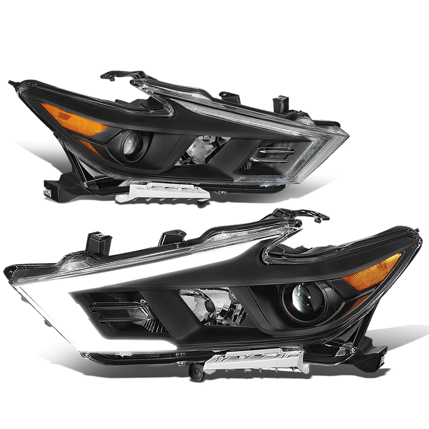 LED DRL Projector Headlight for Nissan Maxima (2016–2018) Black
