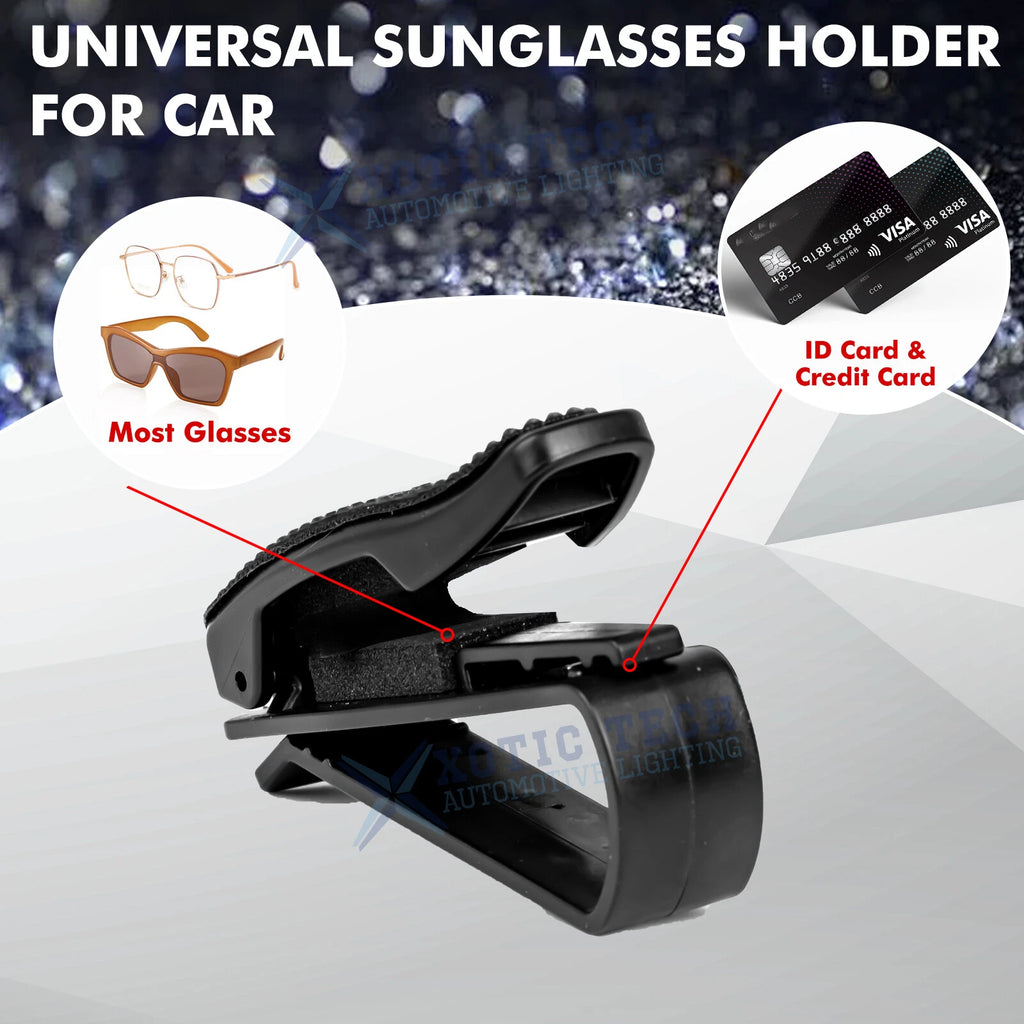 2PCS Universal Car Sun Visor Glasses Clip for Sunglasses Holder (-)