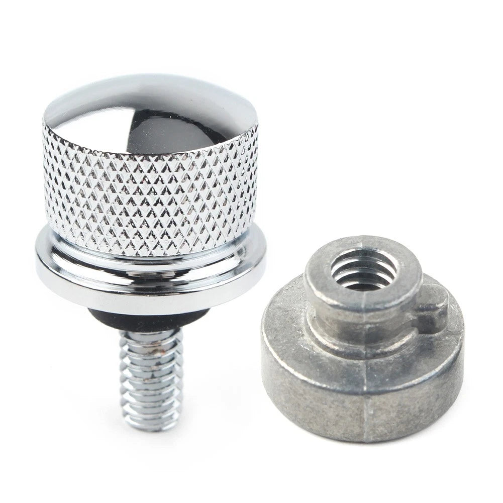 Chrome Rear Fender Passenger Seat Bolt Screw Nut Cover for Harley Sportster