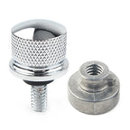 Chrome Rear Fender Passenger Seat Bolt Screw Nut Cover for Harley Sportster