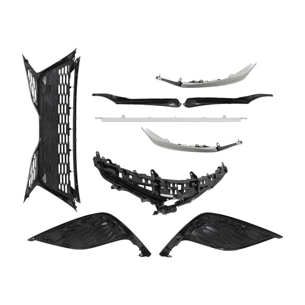 Set of 9 Plastic Grille Center Mesh Kit for Camry (2021â2023)