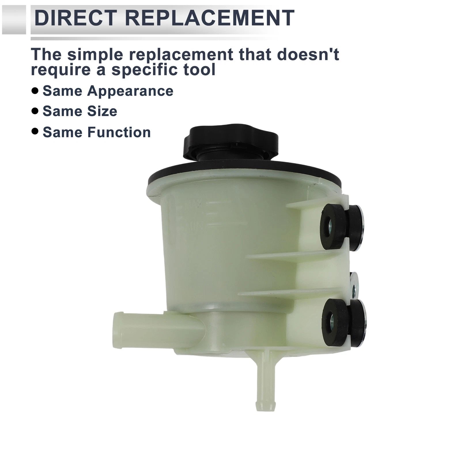 Power Steering Reservoir for Ford Taurus (2000–2005) 1 Pc Beige