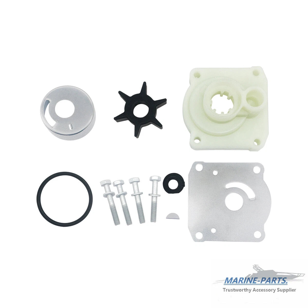 Water Pump Repair Kit for Yamaha Outboard F25 C30 (61N-W0078-11-00, 18-3432)