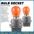 2X Front Turn Signal Lamp Bulb Holder for Hyundai Kia (92166-3K000)
