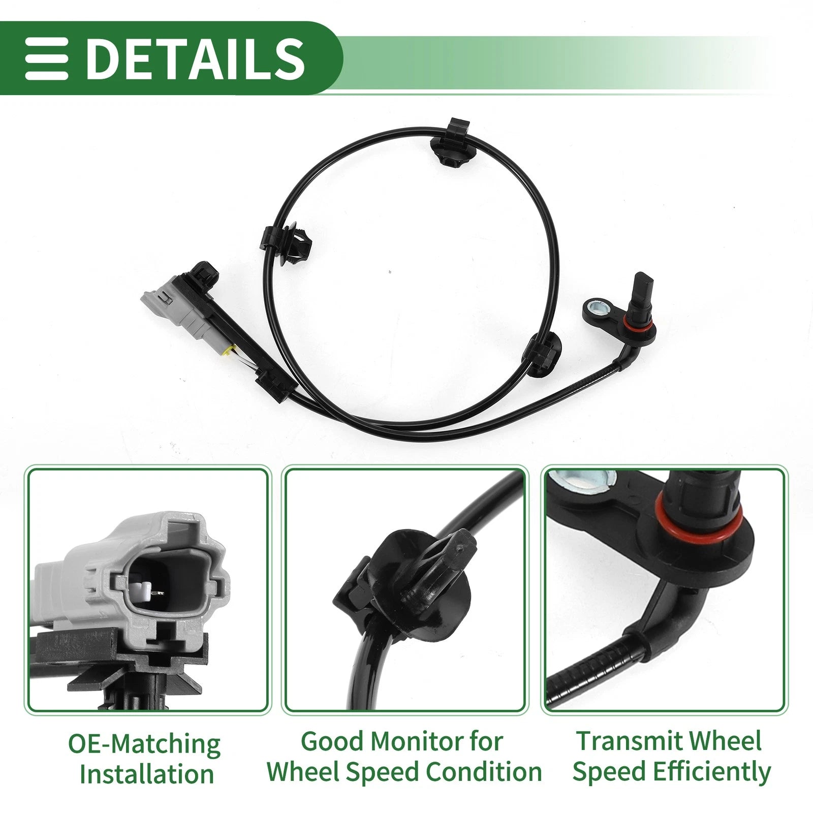 ABS Wheel Speed Sensor No. 895460K130 for Toyota Fortuner (2015–2023)