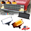 Smoke Switchback LED Signal Blinker Corner Lights for Chevrolet GMC Pickup 
