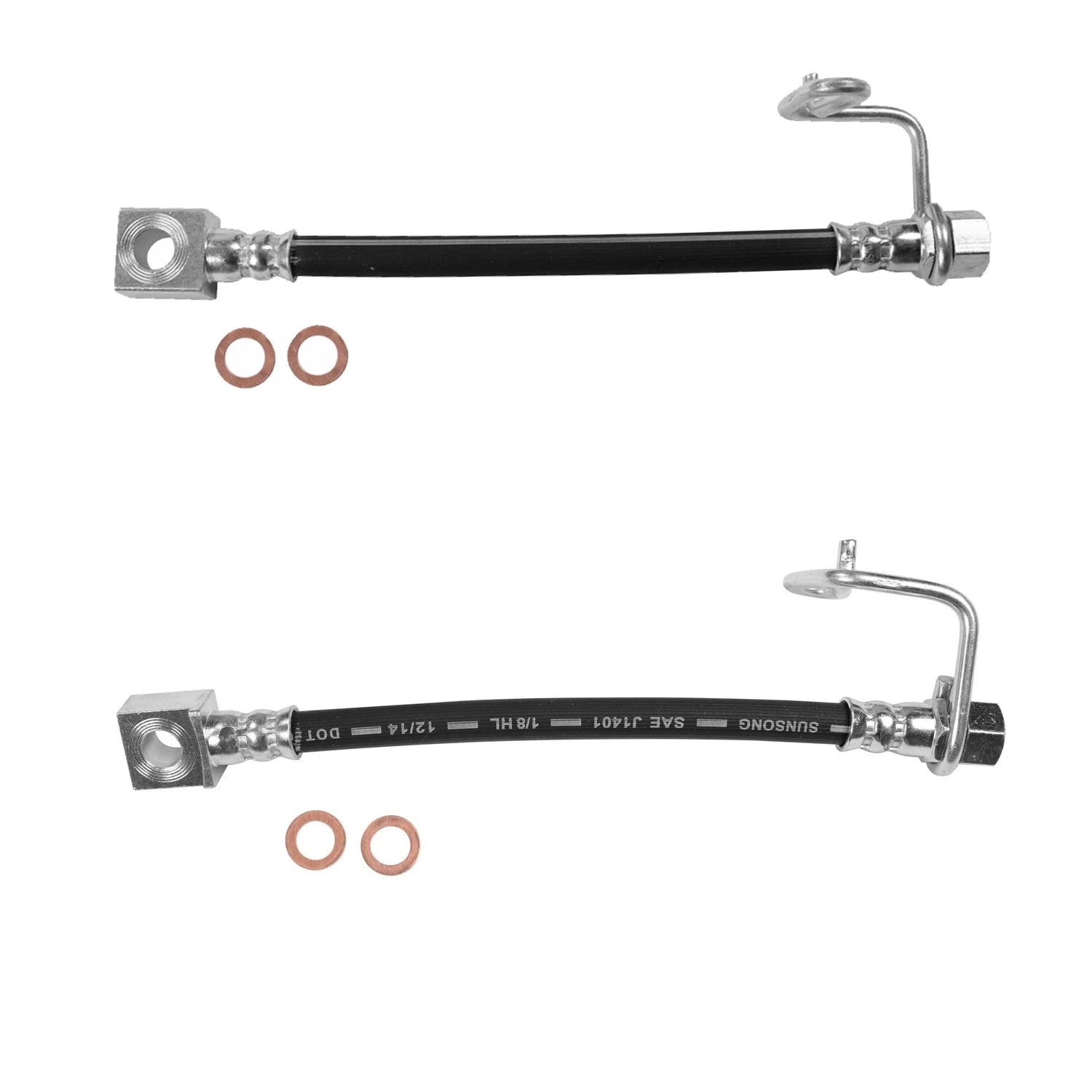 Sunsong Rear Left & Right Brake Hydraulic Hose Kit for Ram 2500/3500 (2010–2023)