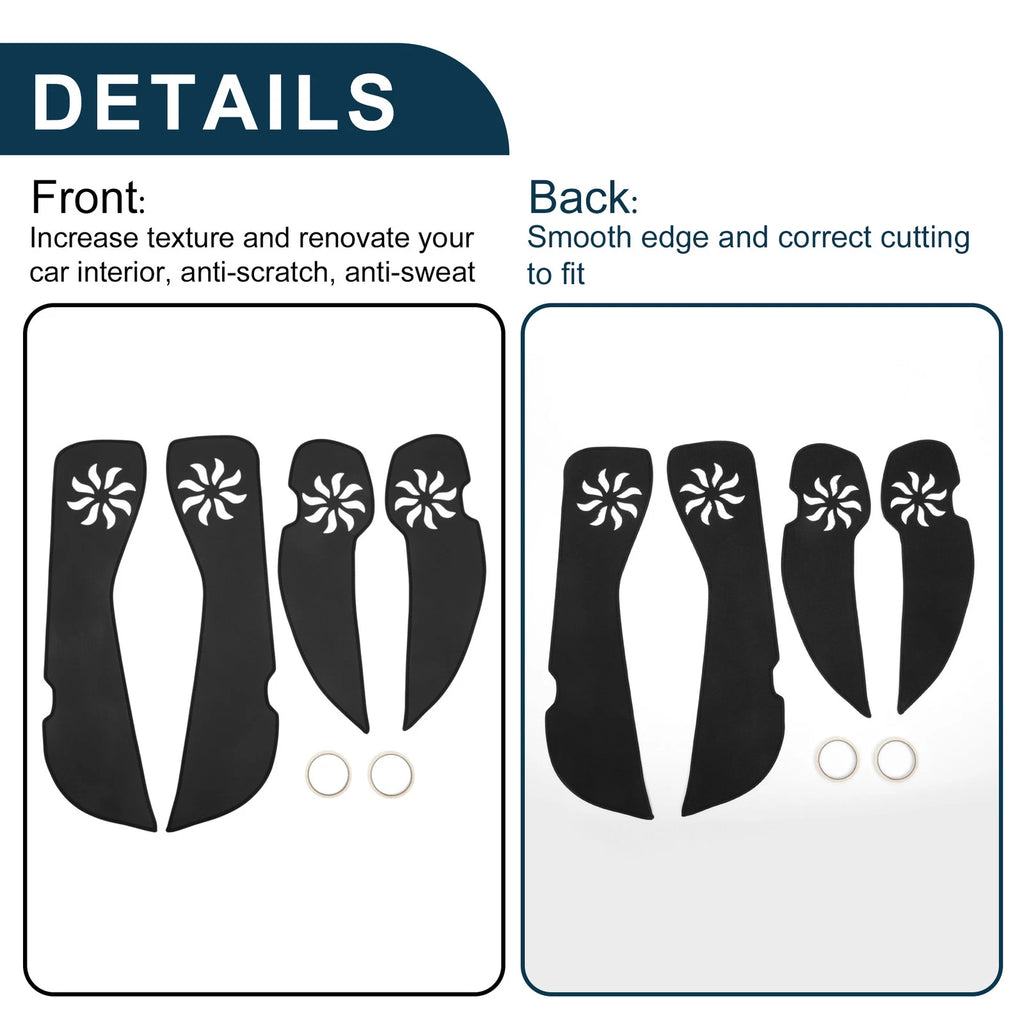 Set of 1 Car Door Anti Kick Pad Sticker Protector for Volkswagen Golf 6 (2010–2012)