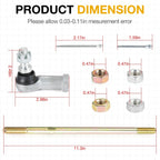 Left Right Tie Rod Ends for Honda Rancher 350 400 (2000–2014)