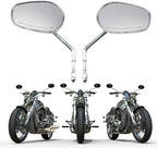 Chrome Motorcycle Rear View Mirrors for Harley Davidson Softail (2000-2017)