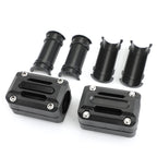 2x 25mm Engine Frame Bar Protection Crash Slider Pad for Motorcycle