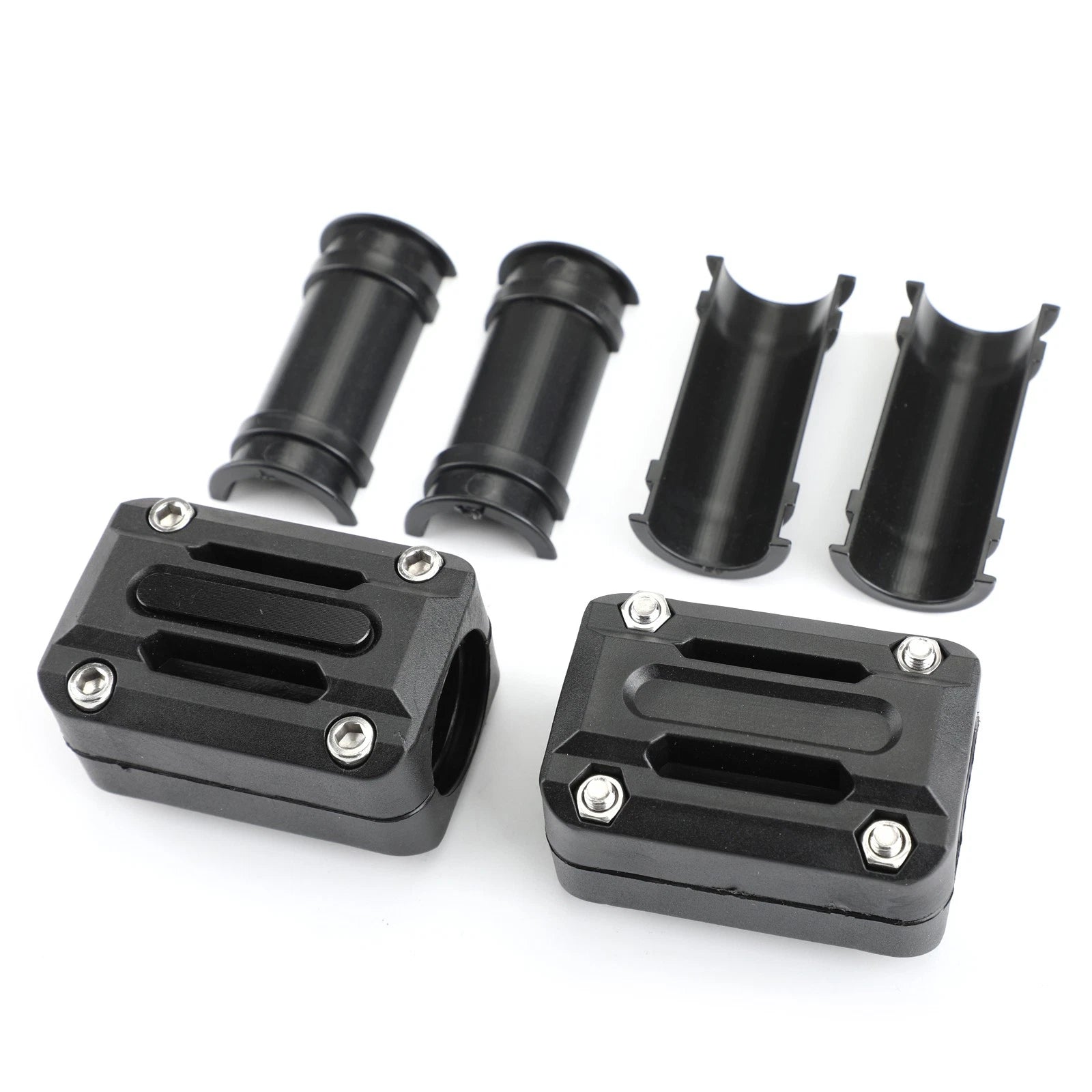 2x 25mm Engine Frame Bar Protection Crash Slider Pad for Motorcycle
