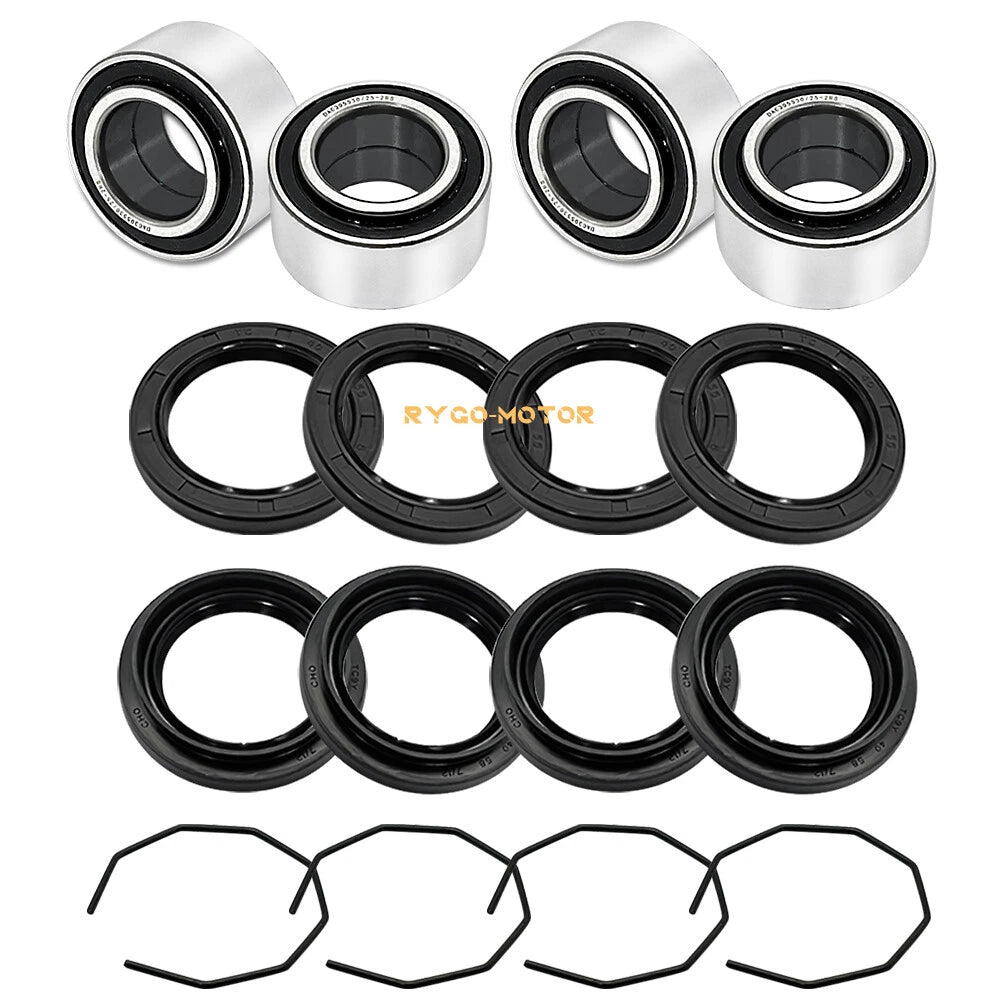 Front Rear Wheel Hub Bearings & Seals Kit for Arctic Cat 250 300 400 500 (1998–2004)