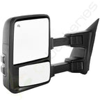 Tow Mirror for Ford F250-F550 (2003–2007) Black Manual Driver LH LED Signal