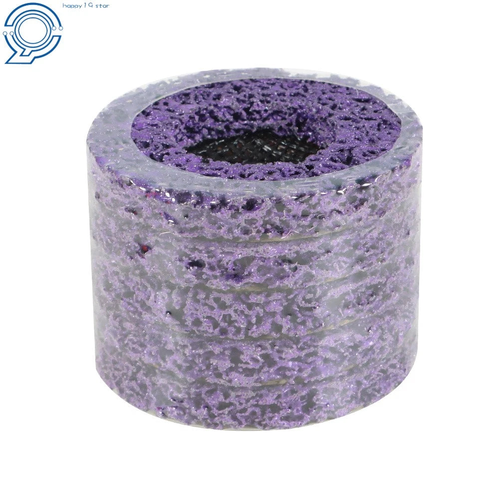 10 Pcs 4" Poly Strip Disc Wheel for Angle Grinder (Rust Removal)