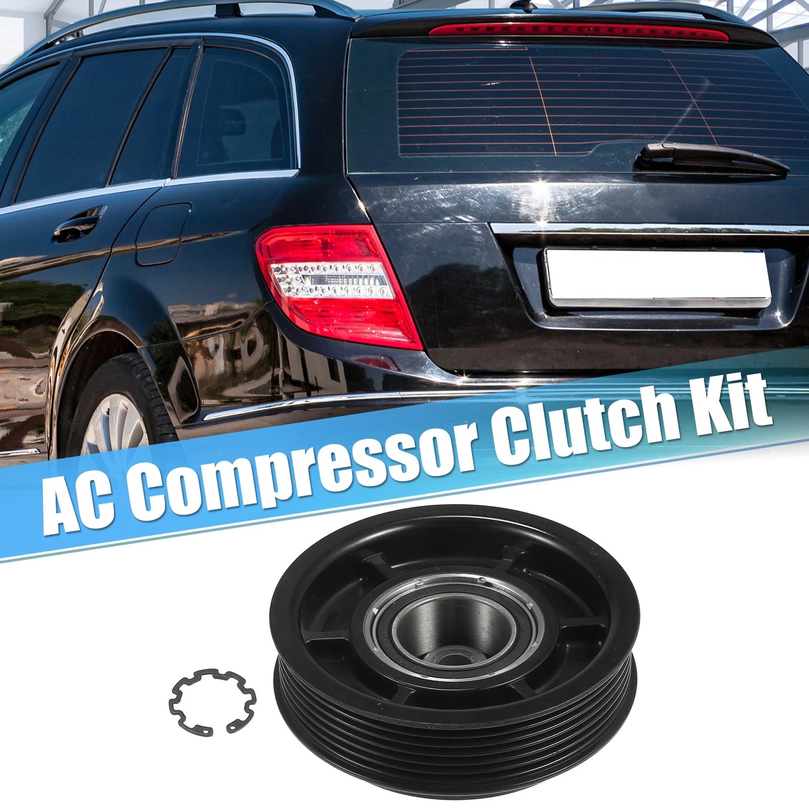 Set of 1 AC Compressor Clutch for Mercedes C300 C350 (2008–2012)