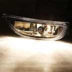 Chrome Bumper Fog Light Lamp Set for Toyota Corolla (2001–2002) W/Bulbs