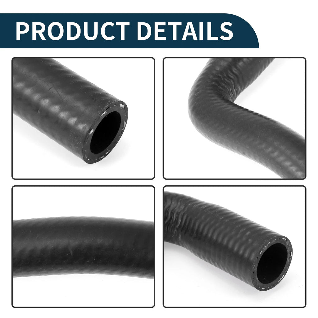 Radiator Hose Coolant Pipe for Audi A6 (2007–2013) No. 06E121058E Rubber Black
