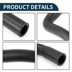 Radiator Hose Coolant Pipe for Audi A6 (2007–2013) No. 06E121058E Rubber Black