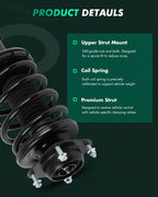 Front Complete Struts w/ Coil Springs for Ford Escort (1997–2002)