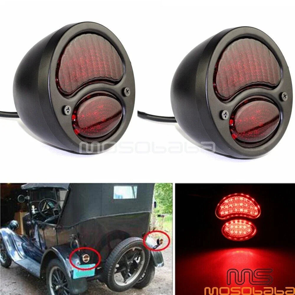LED Custom Brake Stop Tail Lights for Ford Model A (1927-1931)
