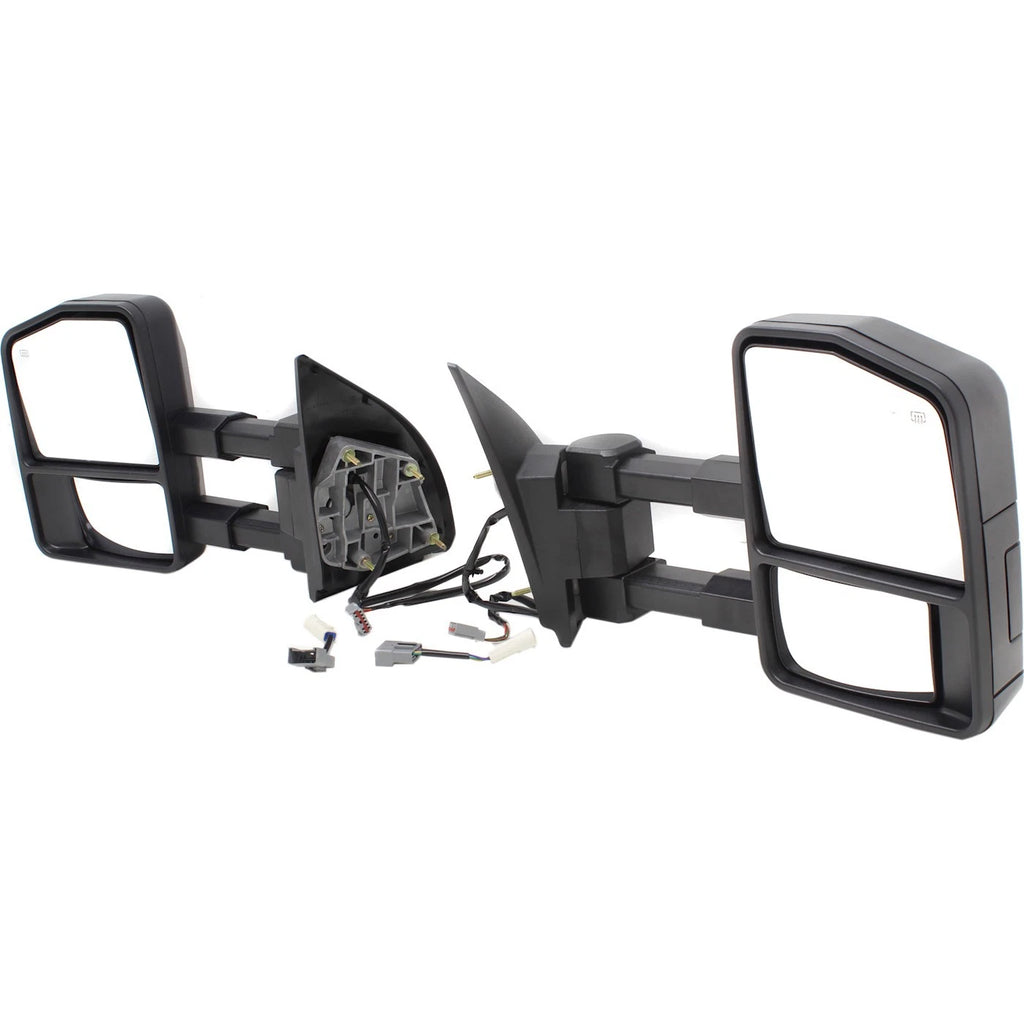 Set of 2 Heated Towing Mirrors for Ford F450 F550