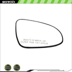Passenger Side View Mirror Glass for Toyota Corolla (2014–2021)
