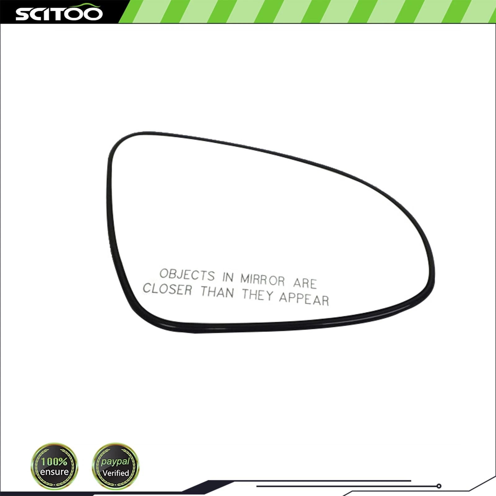 Passenger Side View Mirror Glass for Toyota Corolla (2014–2021)