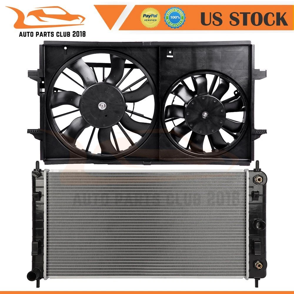 Radiator and Cooling Fan Assembly for Saturn Aura (2007–2009)